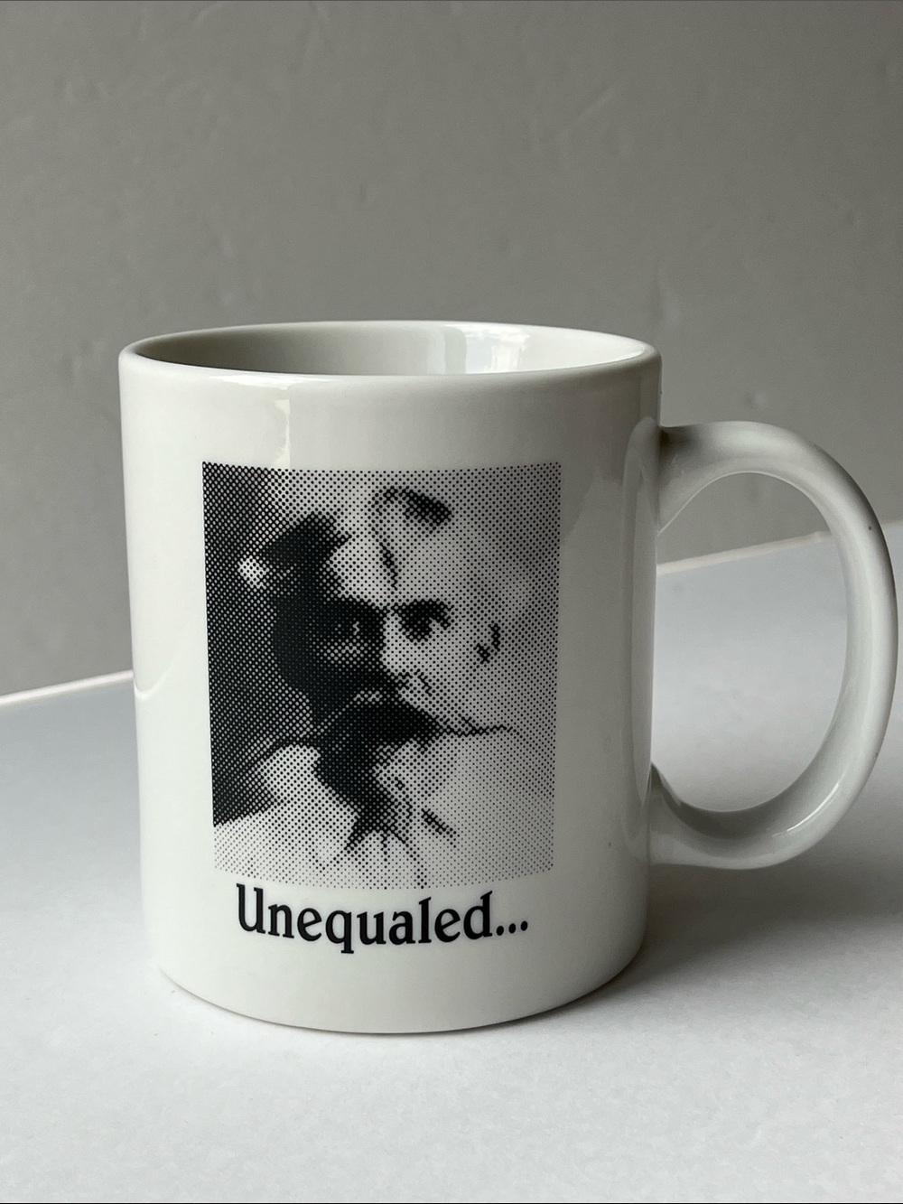 Unequaled... Mug Cup Photo The Mad Potter George Ohr Portrait Mustached Man - Picture 2 of 5